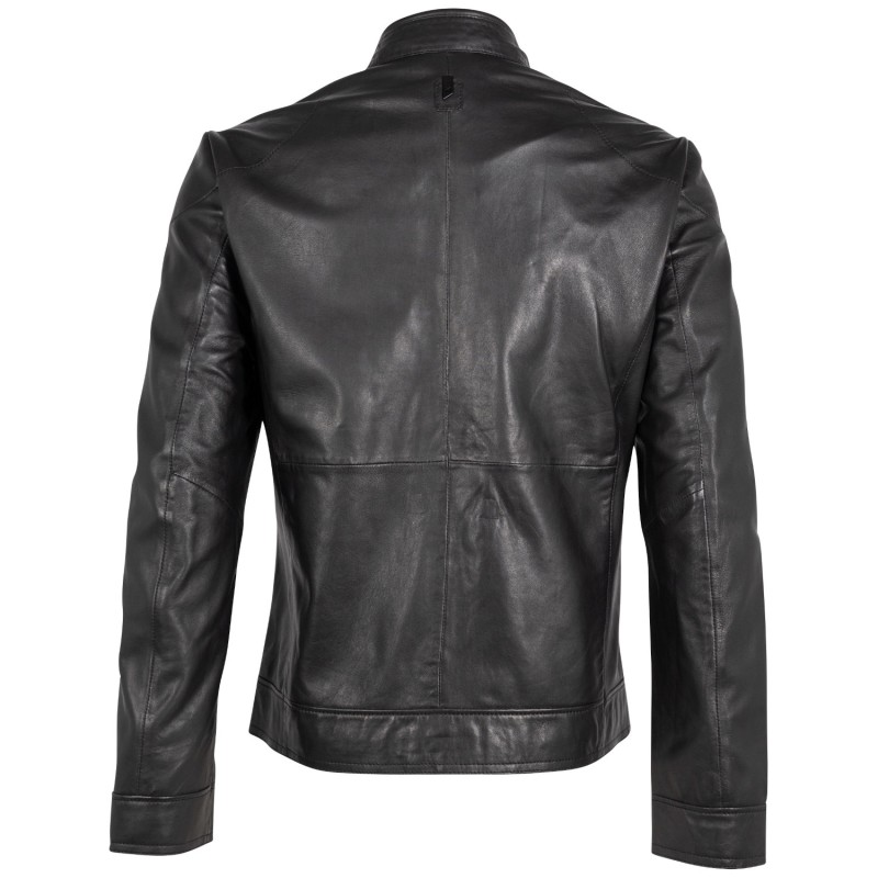 Geaca de Piele Barbati Mauritius Silver Neagra MSMTaavi – Geci de Piele Geaca de Piele Barbati Mauritius Silver Neagra MSMTaavi – Geci de Piele