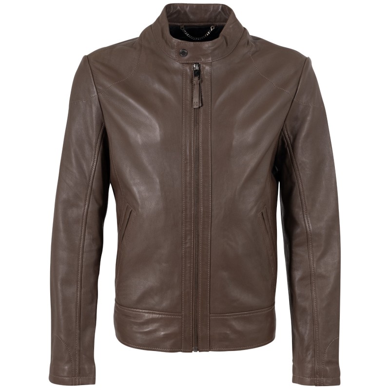 Geaca de Piele Barbati Mauritius Silver Maro Inchis MSMTonkin – Geci de Piele Geaca de Piele Barbati Mauritius Silver Maro Inchis MSMTonkin – Geci de Piele