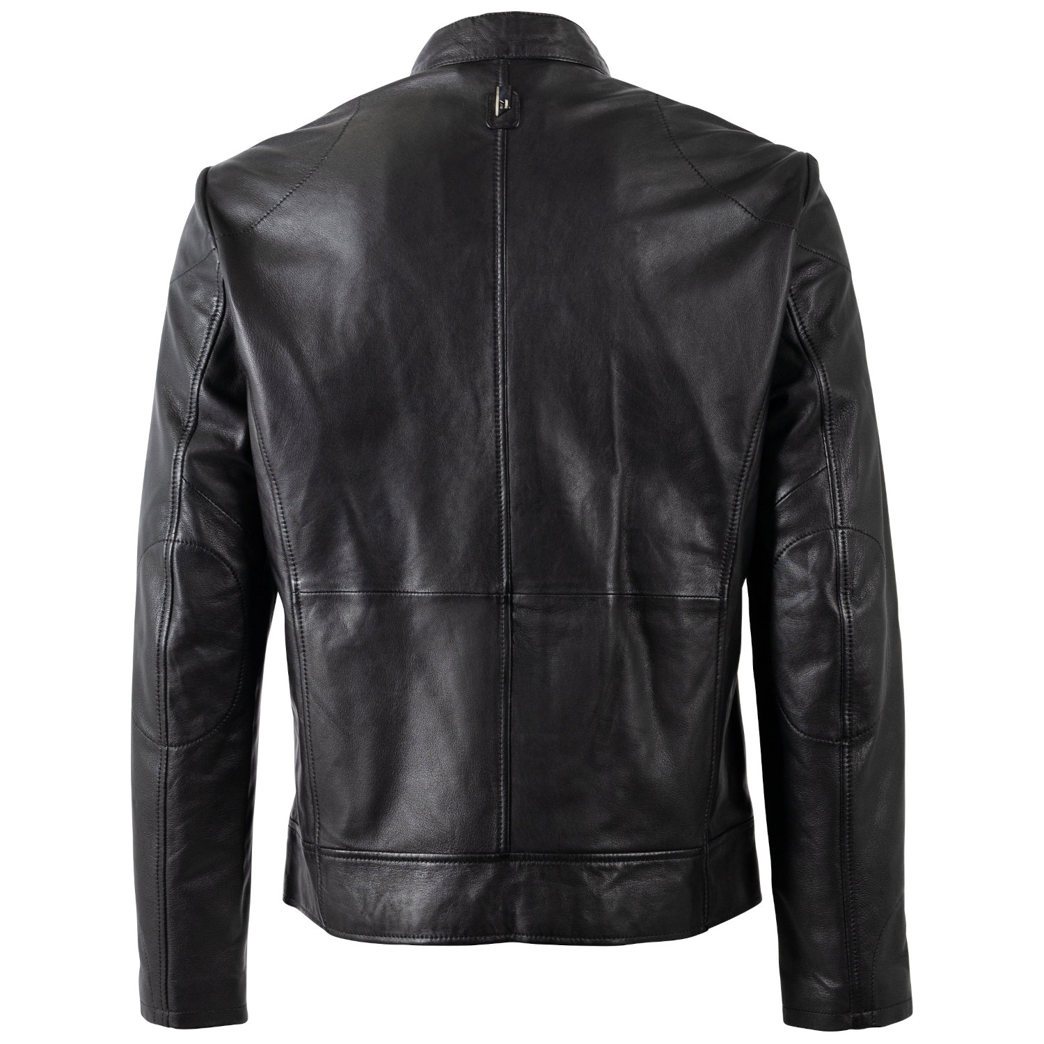 Geaca de Piele Barbati Mauritius Silver Neagra MSMTonkin – Geci de Piele