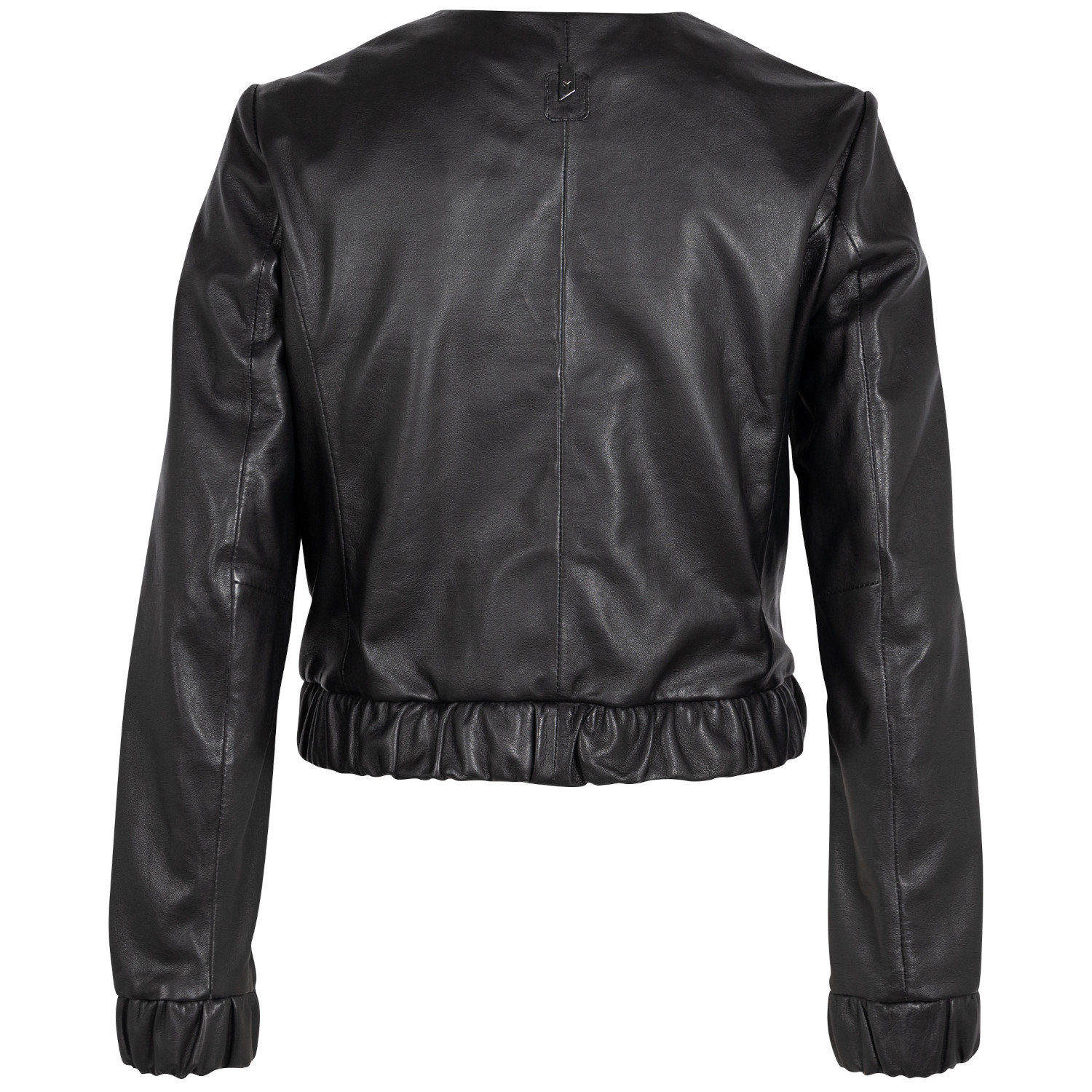 Geaca Scurta de Piele Dama Mauritius Silver Neagra MSWAnysha – Geci de Piele