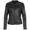 Geaca de Piele Dama Mauritius Silver Neagra MSWNayah