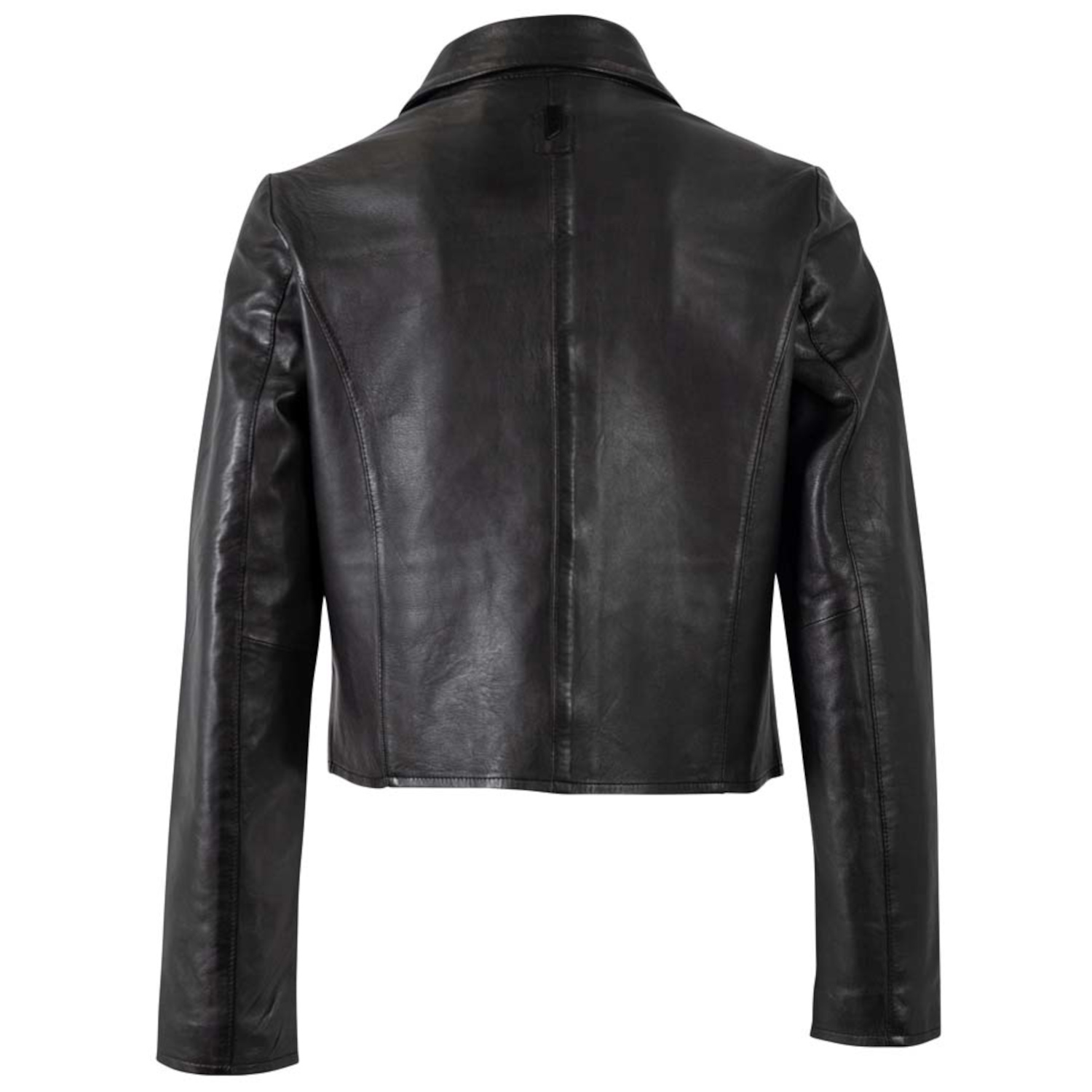 Geaca Scurta de Piele Dama Mauritius Silver Neagra MSWPalesa – Geci de Piele