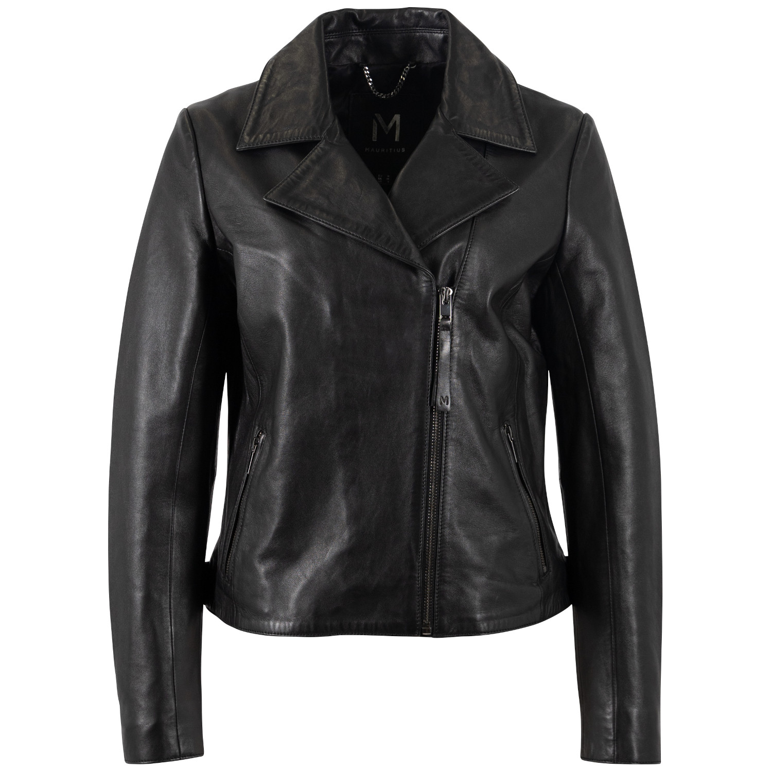 Geaca de Piele Dama Mauritius Silver Neagra MSWVilja – Geci de Piele Geaca de Piele Dama Mauritius Silver Neagra MSWVilja – Geci de Piele