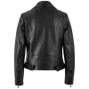 Geaca de Piele Dama Mauritius Silver Neagra MSWVilja – Geci de Piele