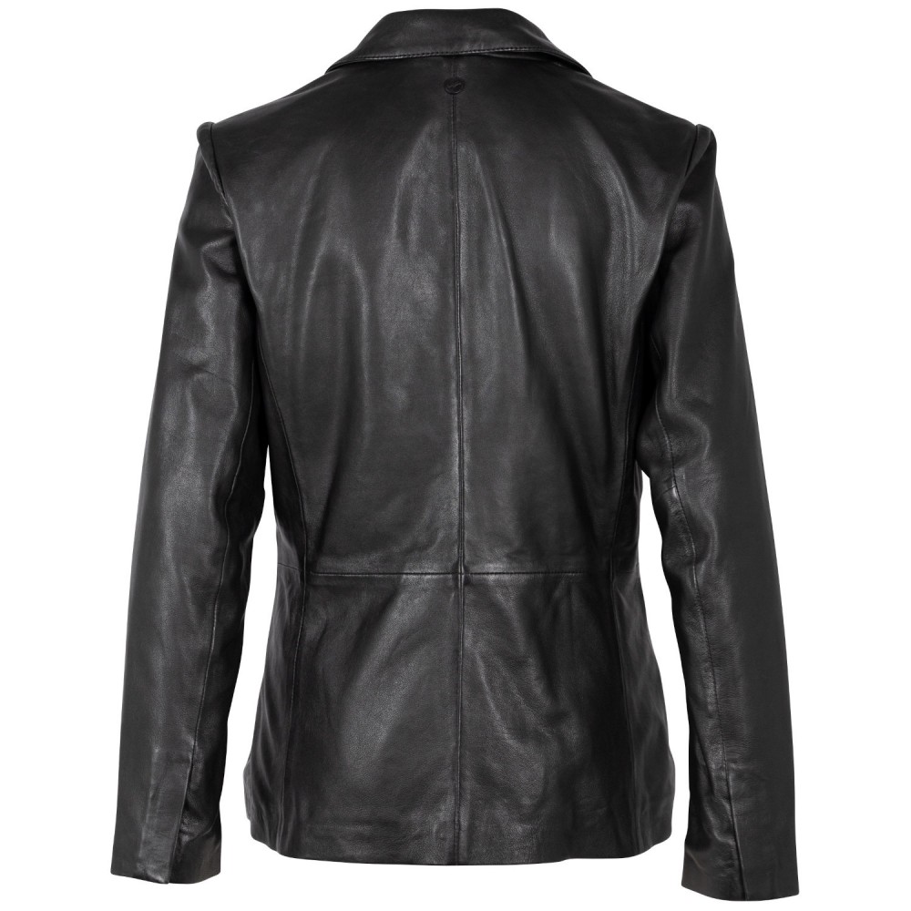 Sacou de Piele Dama Mauritius Negru MWAada