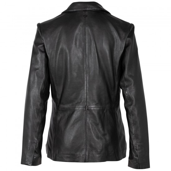 Sacou de Piele Dama Mauritius Negru MWAada