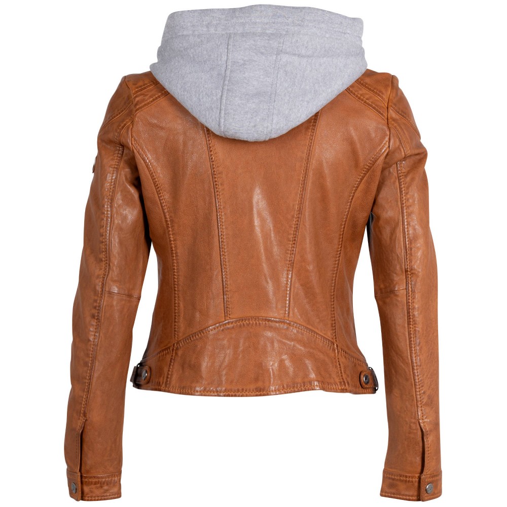 Geaca de Piele Dama Mauritius Coniac MWAdila - readytowear