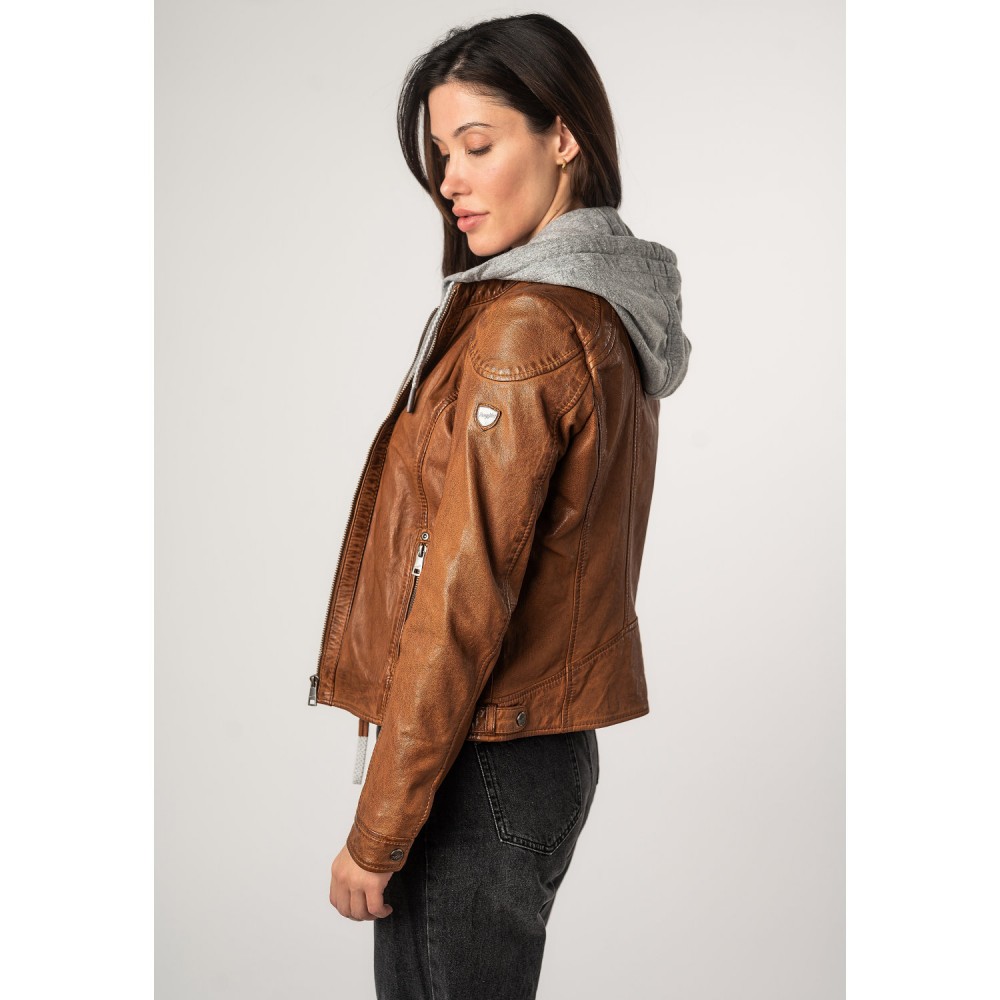 Geaca de Piele Dama Mauritius Coniac MWAdila - readytowear