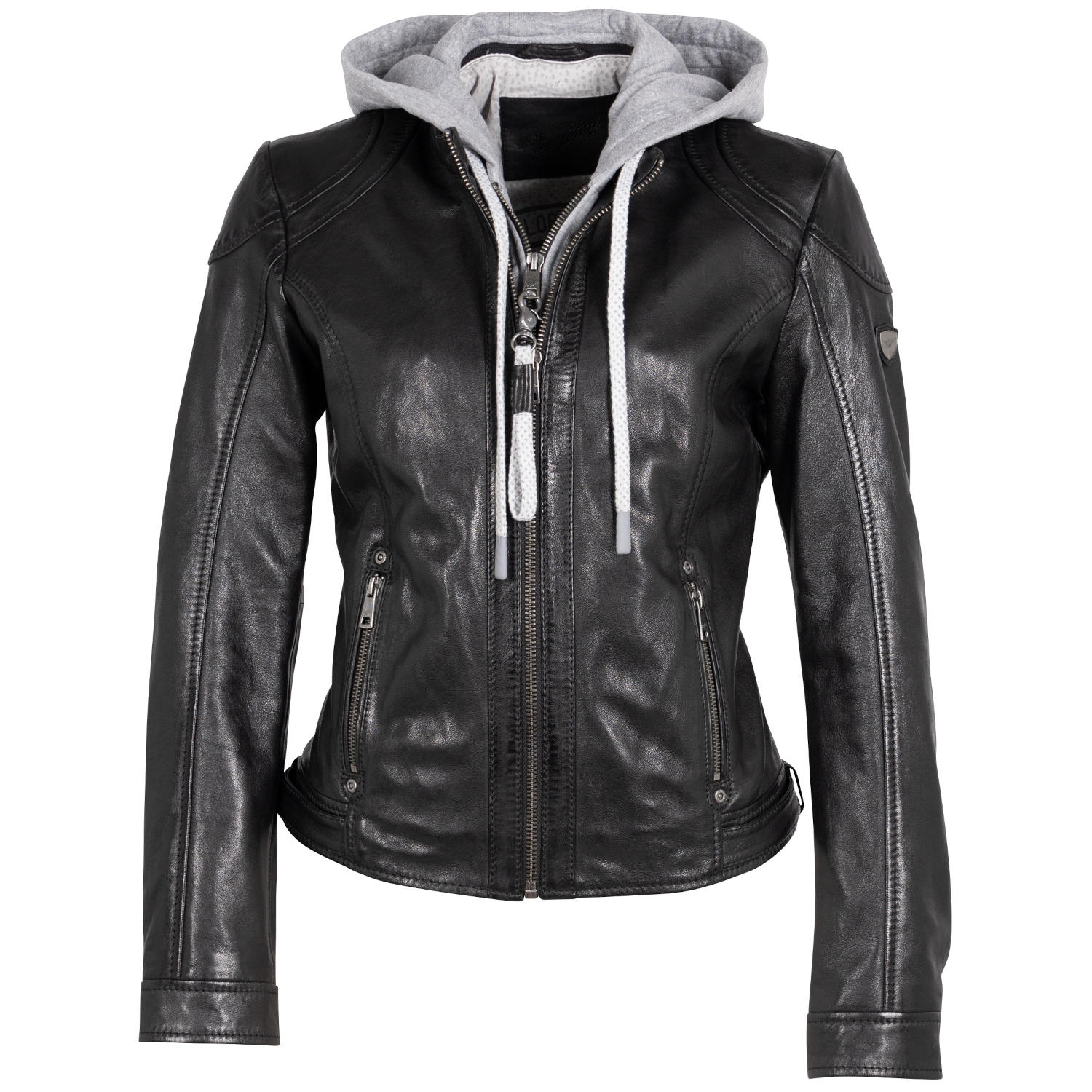 Geaca de Piele Dama Mauritius Neagra MWAdila – Geci de Piele