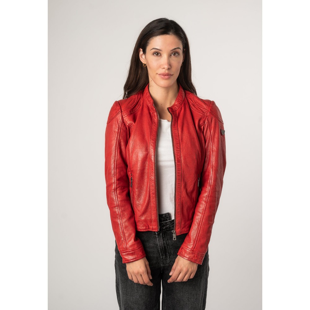 Geaca de Piele Dama Mauritius Rosie MWAdila - readytowear