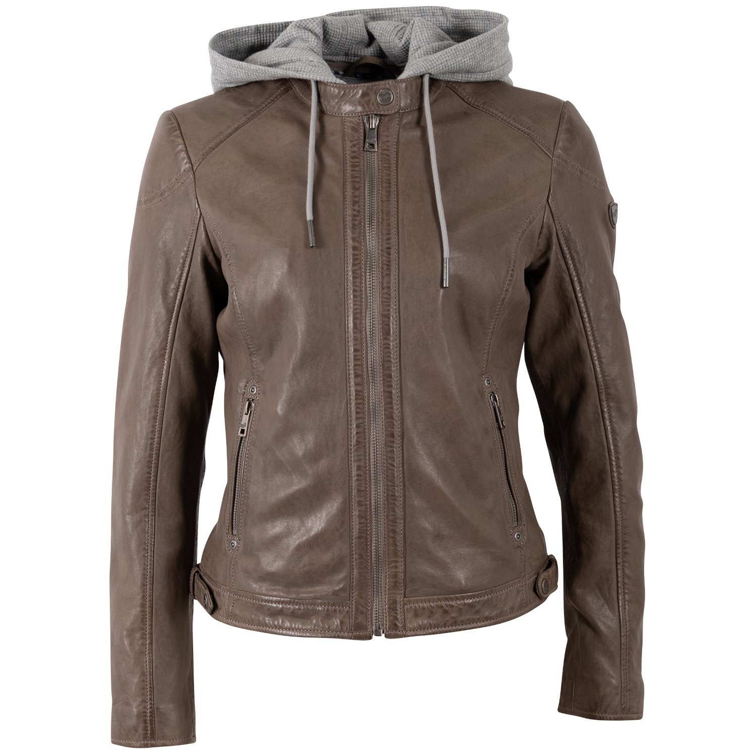 Geaca de Piele Dama Mauritius Maro Deschis MWAlani – Geci de Piele