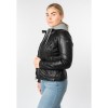 Geaca de Piele Dama Mauritius Neagra MWAlani