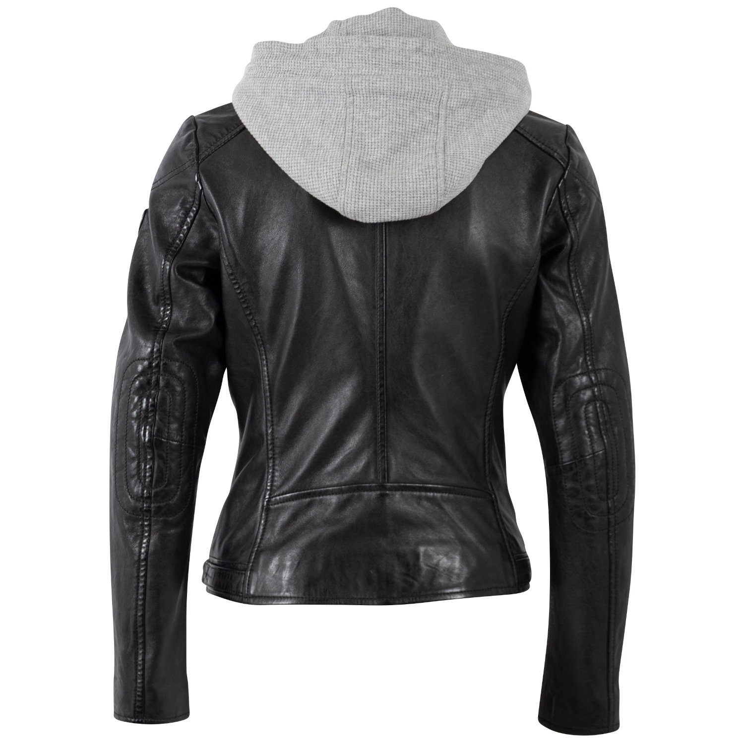 Geaca de Piele Dama Mauritius Neagra MWAlani – Geci de Piele