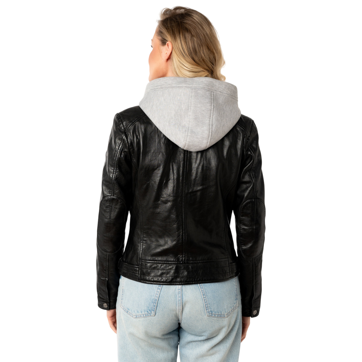 Geaca de Piele Dama Mauritius Neagra MWAleni – Geci de Piele