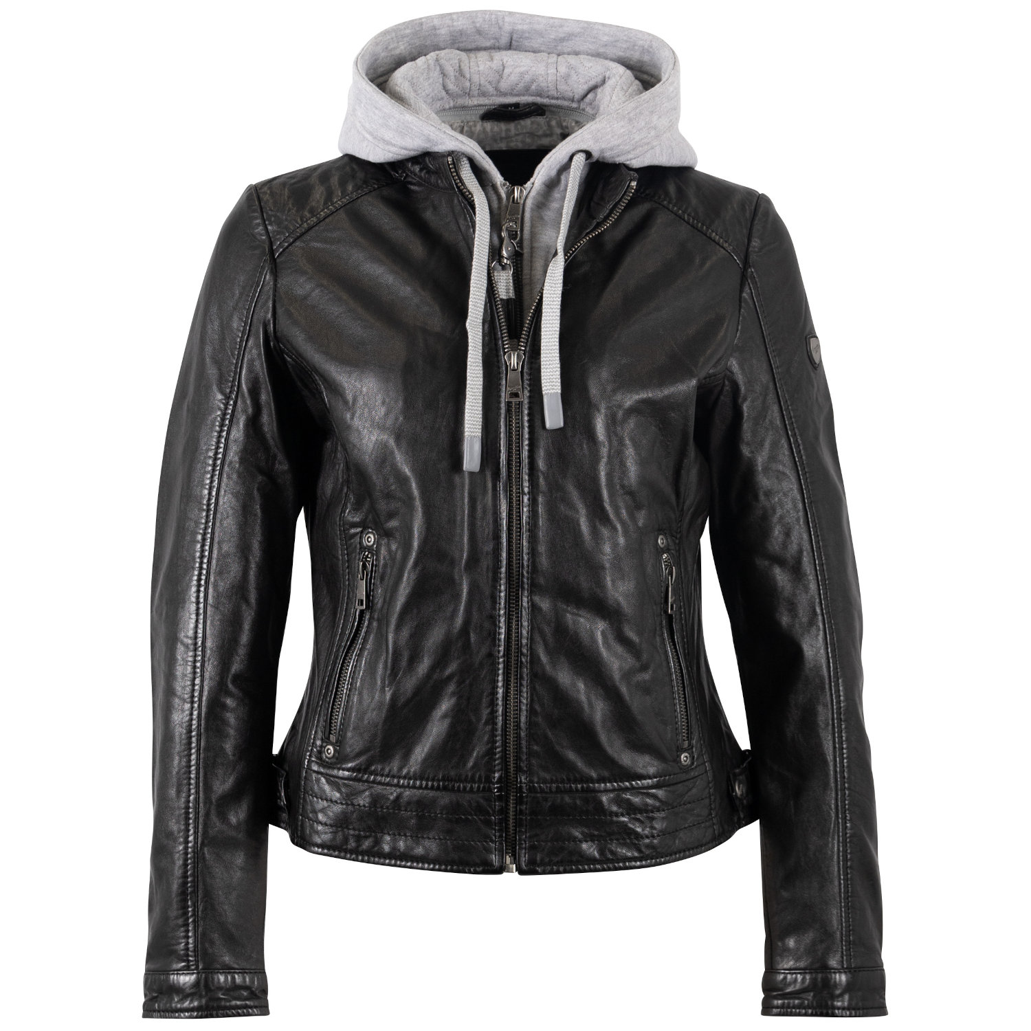 Geaca de Piele Dama Mauritius Neagra MWAleni – Geci de Piele