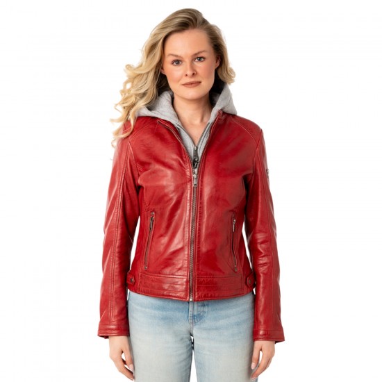 Geaca de Piele Dama Mauritius Rosie MWAleni
