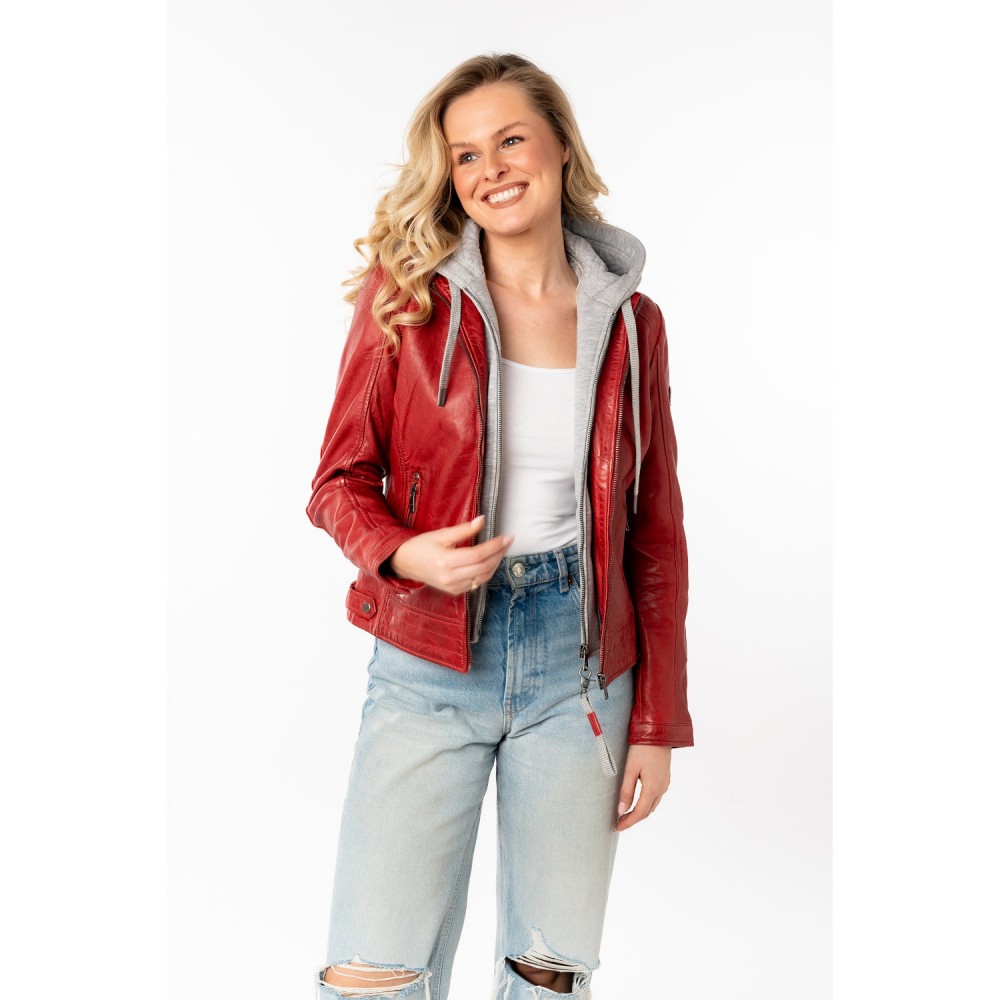 Geaca de Piele Dama Mauritius Rosie MWAleni - readytowear