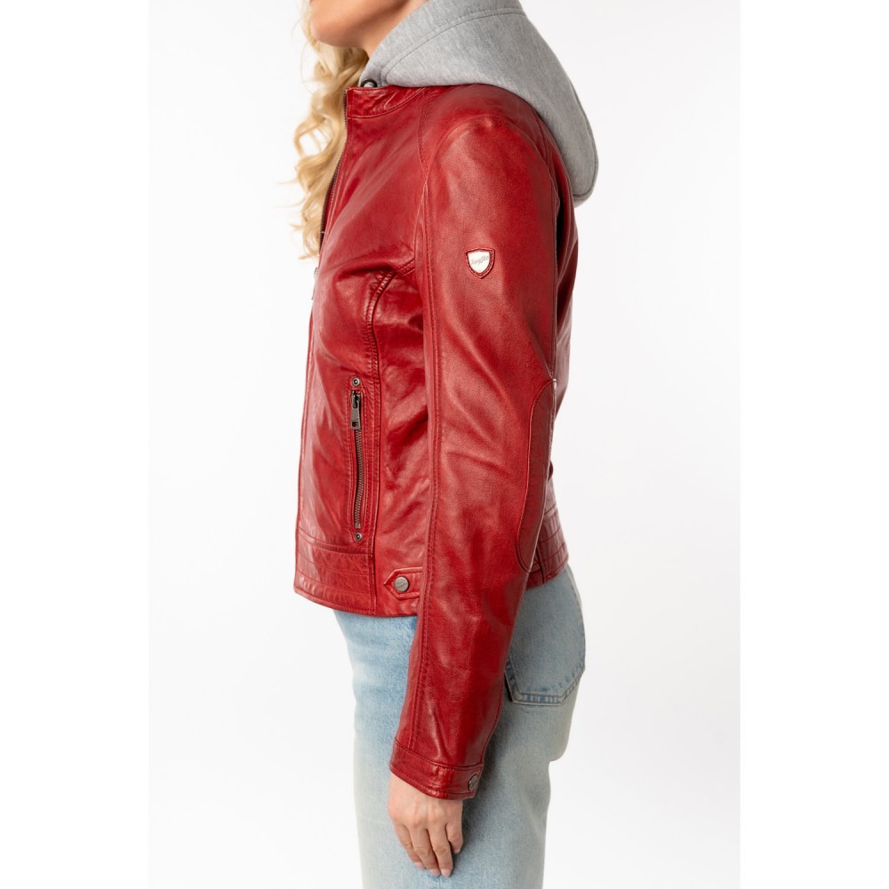 Geaca de Piele Dama Mauritius Rosie MWAleni - readytowear