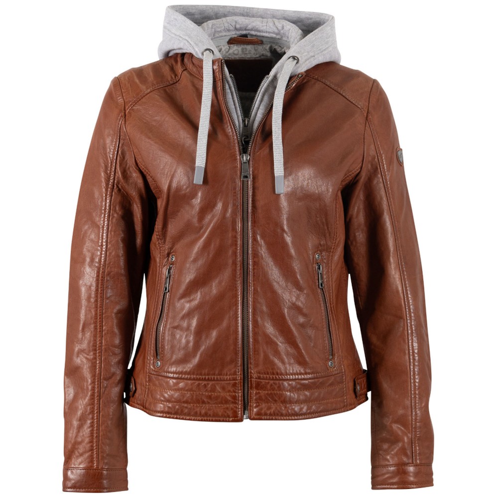 Geaca de Piele Dama Mauritius Whiskey MWAleni - readytowear