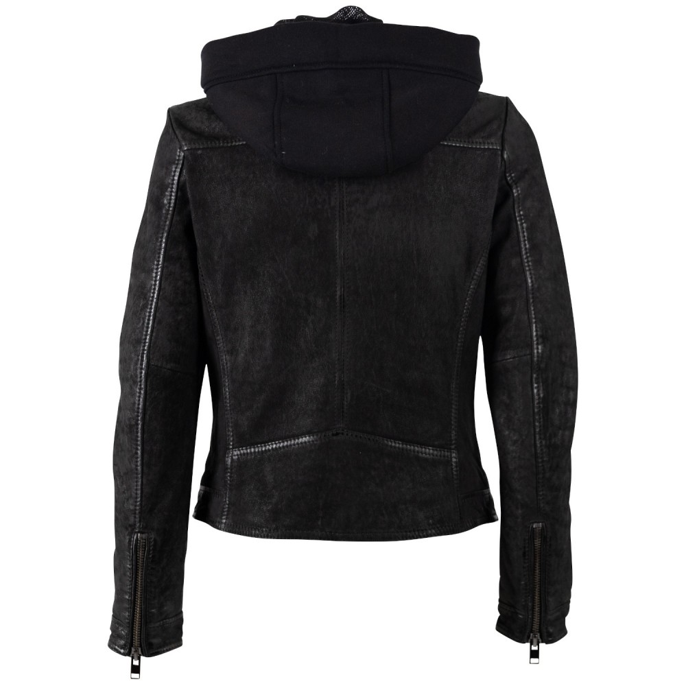 Kurtka skórzana damska Mauritius Czarna MWAlyka
