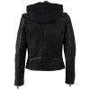 Geaca de Piele Dama Mauritius Neagra MWAlyka