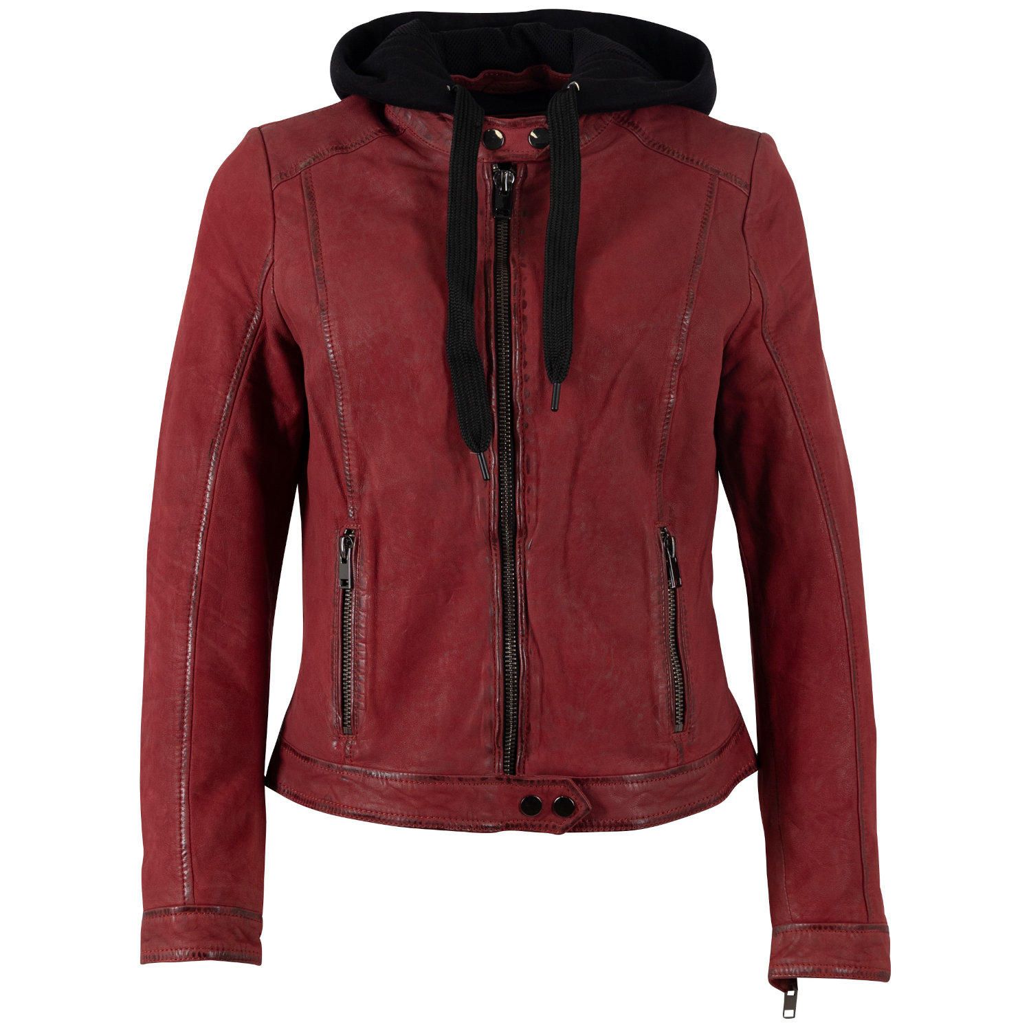 Geaca de Piele Dama Mauritius Rosu Inchis MWAlyka – Geci de Piele Geaca de Piele Dama Mauritius Rosu Inchis MWAlyka – Geci de Piele