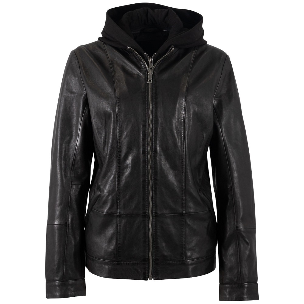 Kurtka skórzana damska Mauritius Czarna MWAmika