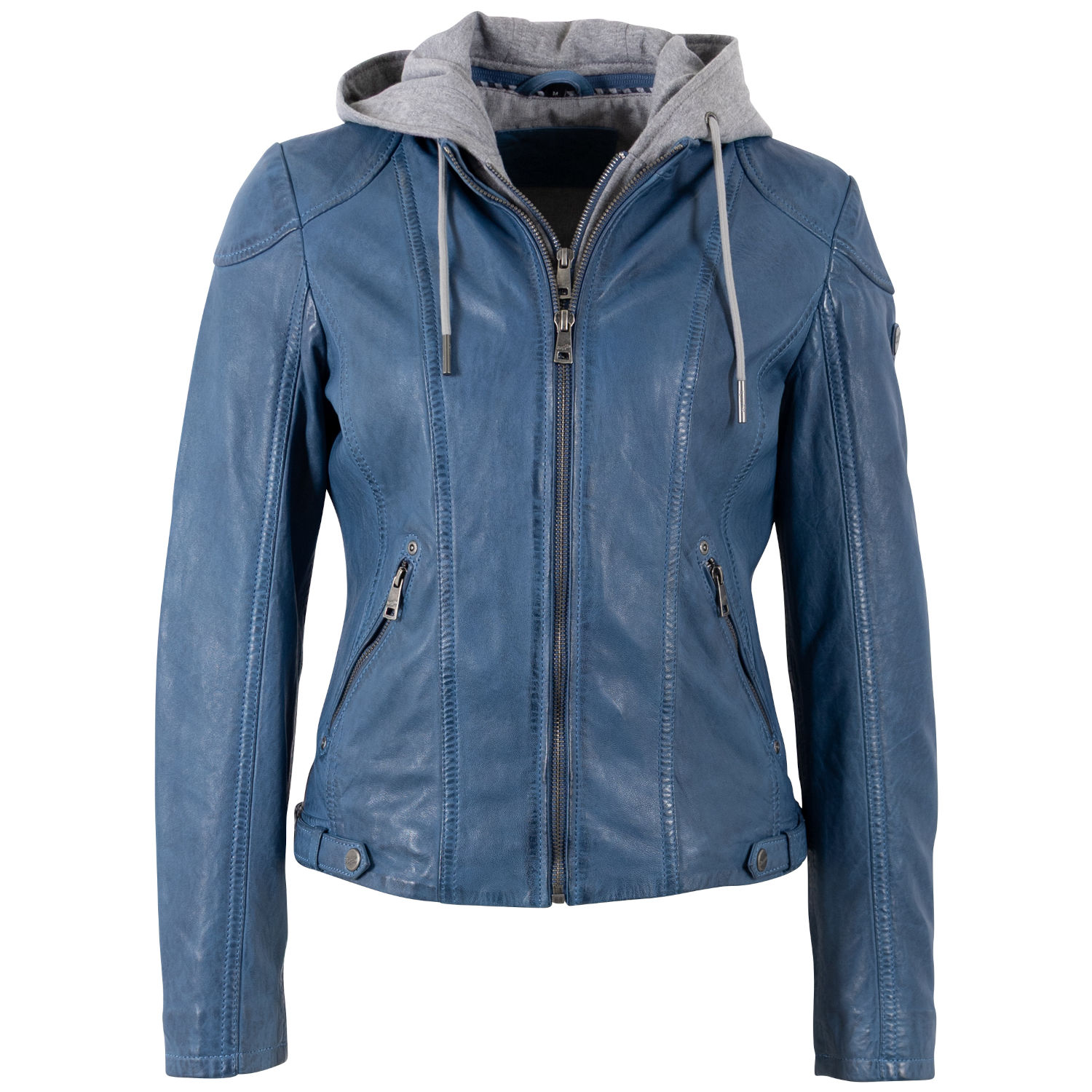 Geaca de Piele Dama Mauritius Albastra MWAmmy – Geci de Piele Geaca de Piele Dama Mauritius Albastra MWAmmy – Geci de Piele