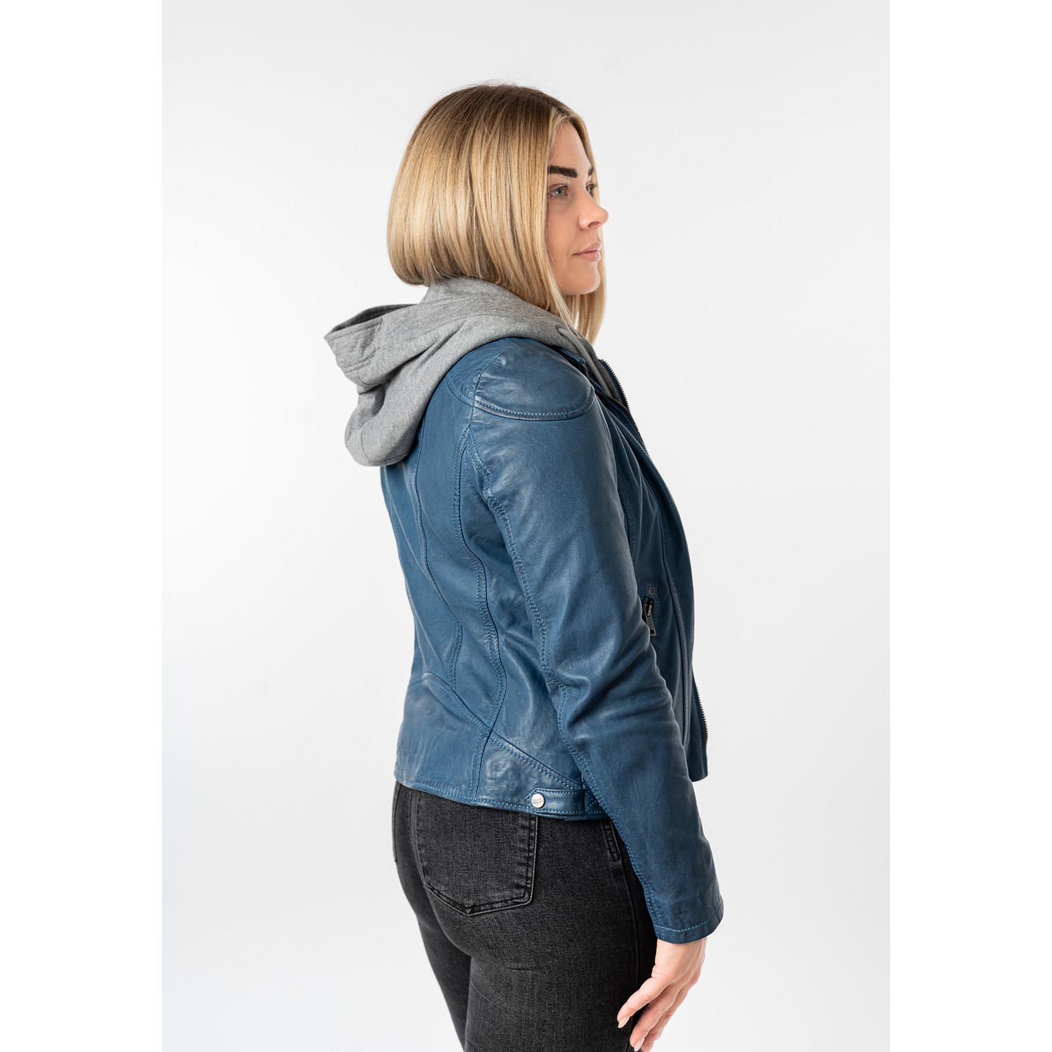 Geaca de Piele Dama Mauritius Albastra MWAmmy – Geci de Piele Geaca de Piele Dama Mauritius Albastra MWAmmy – Geci de Piele