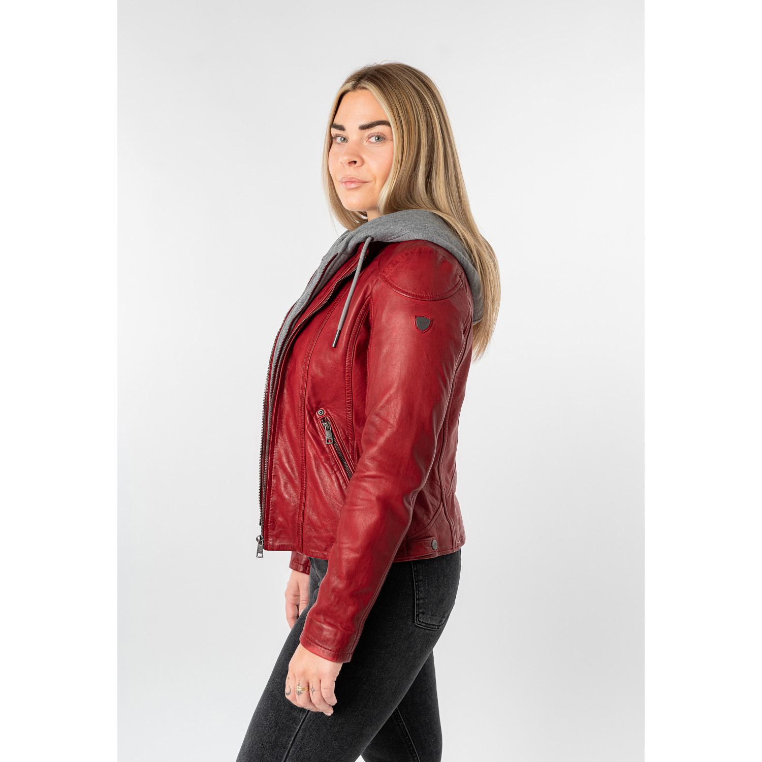 Geaca de Piele Dama Mauritius Rosie MWAmmy – Geci de Piele