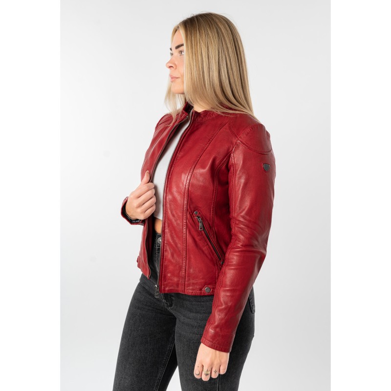 Geaca de Piele Dama Mauritius Rosie MWAmmy – Geci de Piele