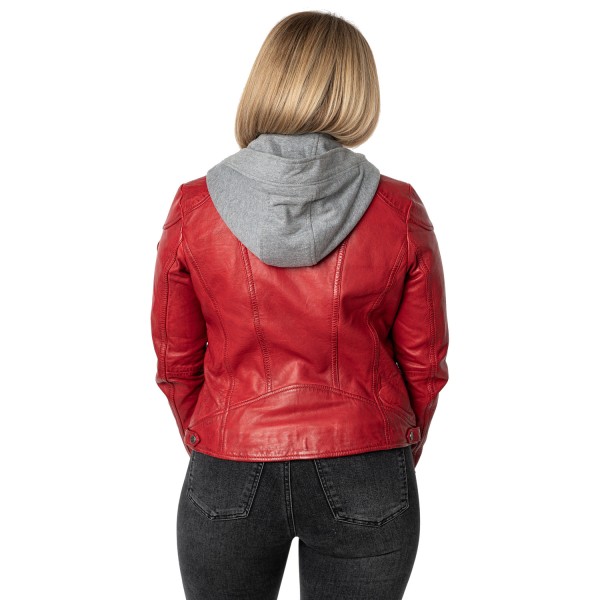 Geaca de Piele Dama Mauritius Rosie MWAmmy Geaca de Piele Dama Mauritius Rosie MWAmmy