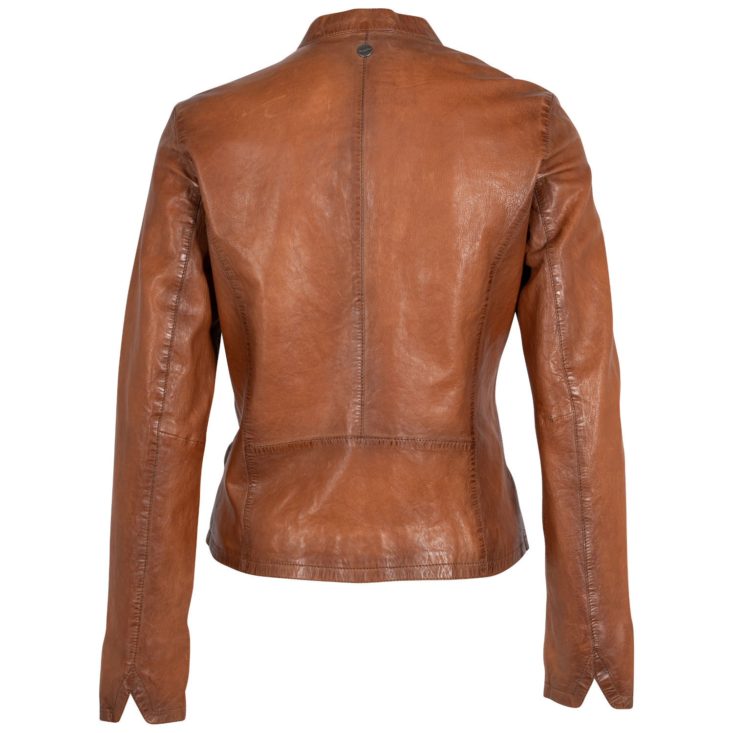 Geaca de Piele Dama Mauritius Coniac MWAndriana – Geci de Piele