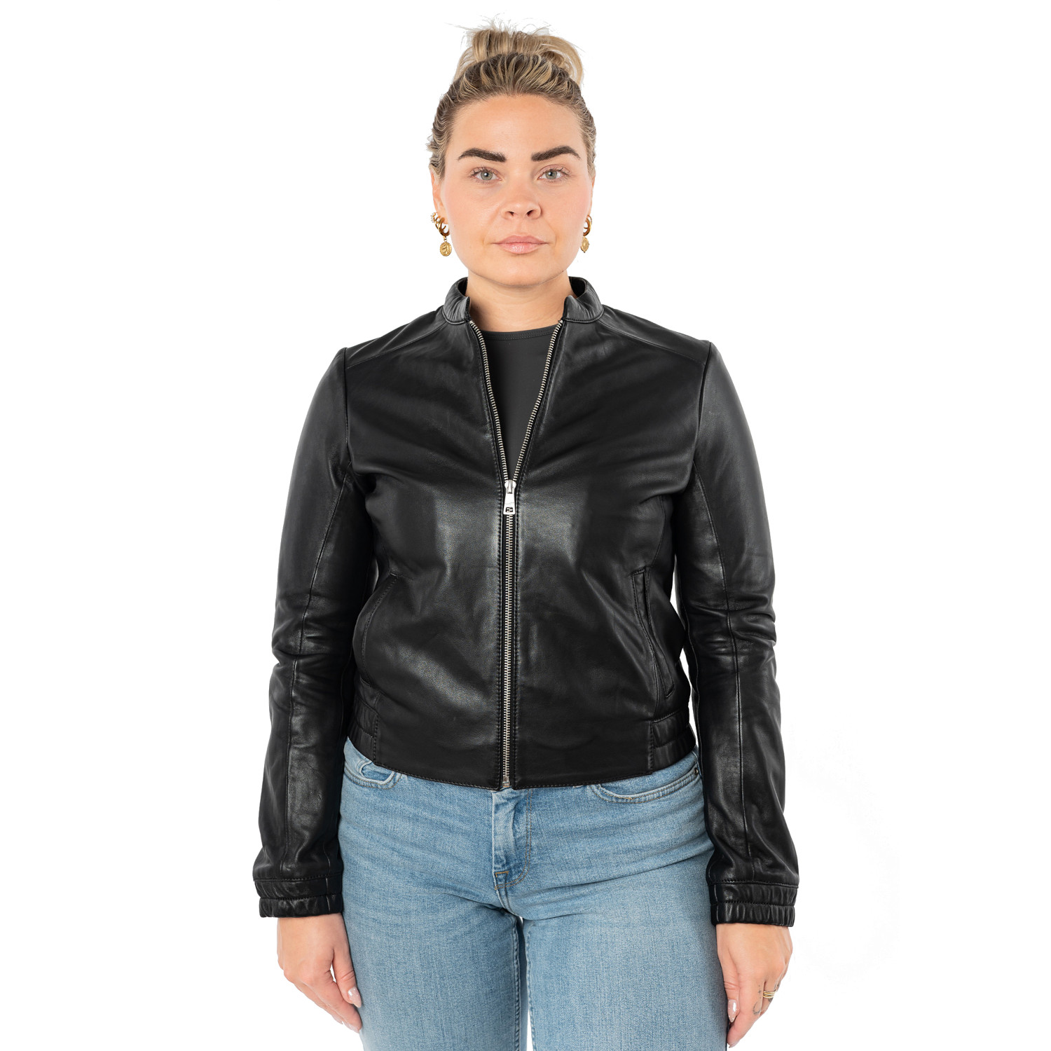 Geaca de Piele Dama Mauritius Neagra MWAshli – Geci de Piele Geaca de Piele Dama Mauritius Neagra MWAshli – Geci de Piele