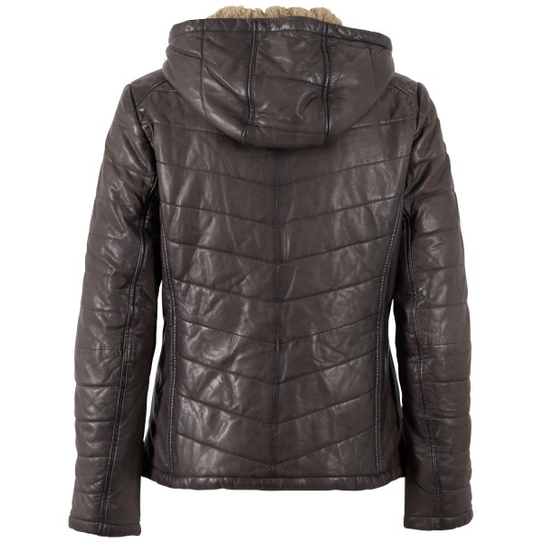Geaca de Piele Dama Mauritius Maro Inchis MWAurora
