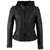 Geaca de Piele Dama Mauritius Neagra MWAydana – Geci de Piele