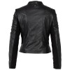 Geaca de Piele Dama Mauritius Neagra MWBylli