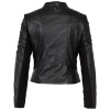 Geaca de Piele Dama Mauritius Neagra MWBylli – Geci de Piele
