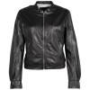 Geaca de Piele Dama Mauritius Neagra MWCandie