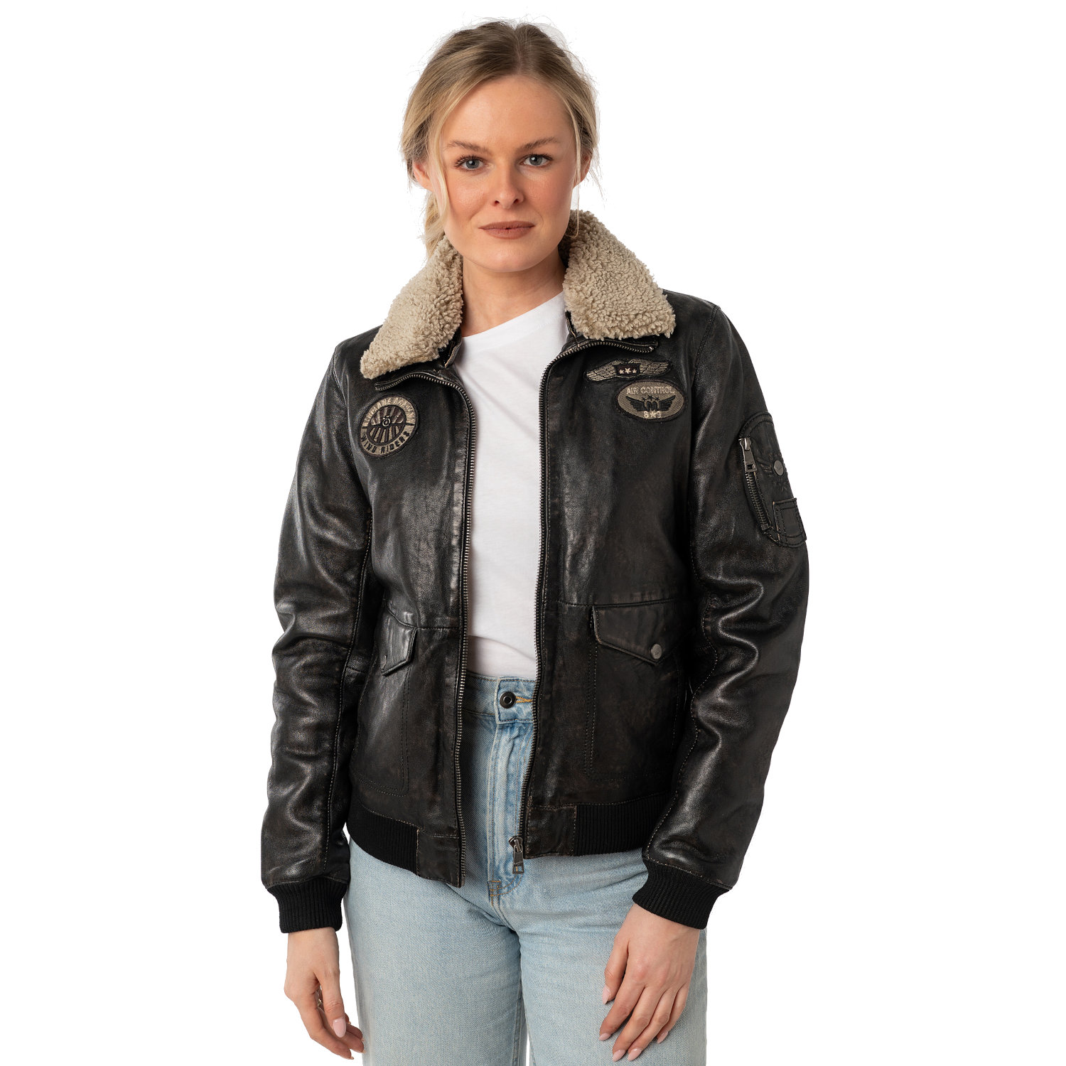 Geaca de Piele Dama Mauritius Negru Vintage MWCarlene – Geci de Piele Geaca de Piele Dama Mauritius Negru Vintage MWCarlene – Geci de Piele