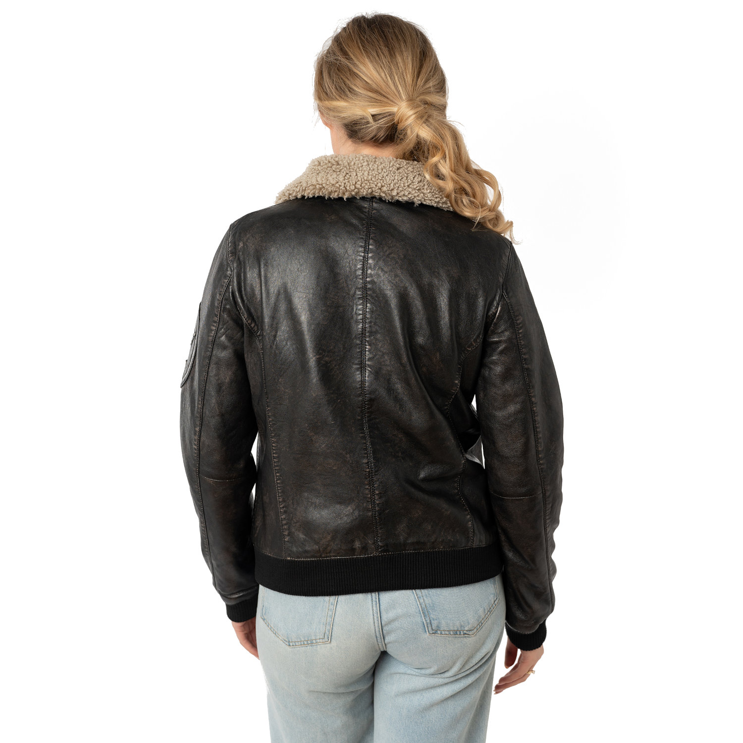 Geaca de Piele Dama Mauritius Negru Vintage MWCarlene – Geci de Piele Geaca de Piele Dama Mauritius Negru Vintage MWCarlene – Geci de Piele