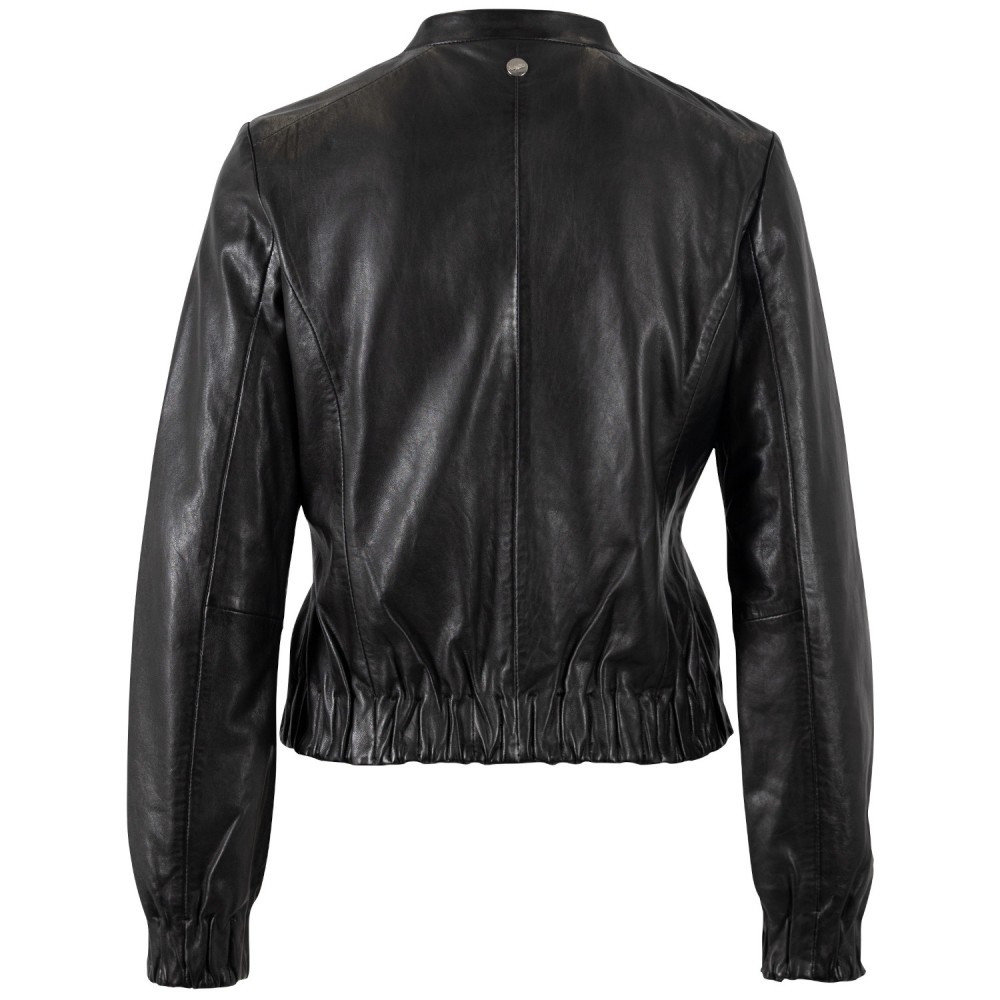 Geaca de Piele Dama Mauritius Neagra MWCassie - readytowear