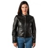 Geaca de Piele Dama Mauritius Neagra MWCelly - readytowear.ro