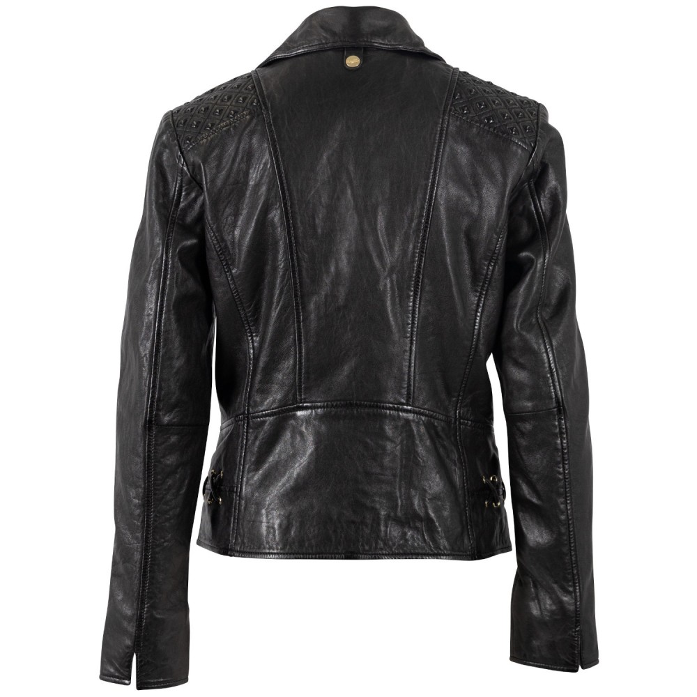 Geaca de Piele Dama Mauritius Neagra MWChlara