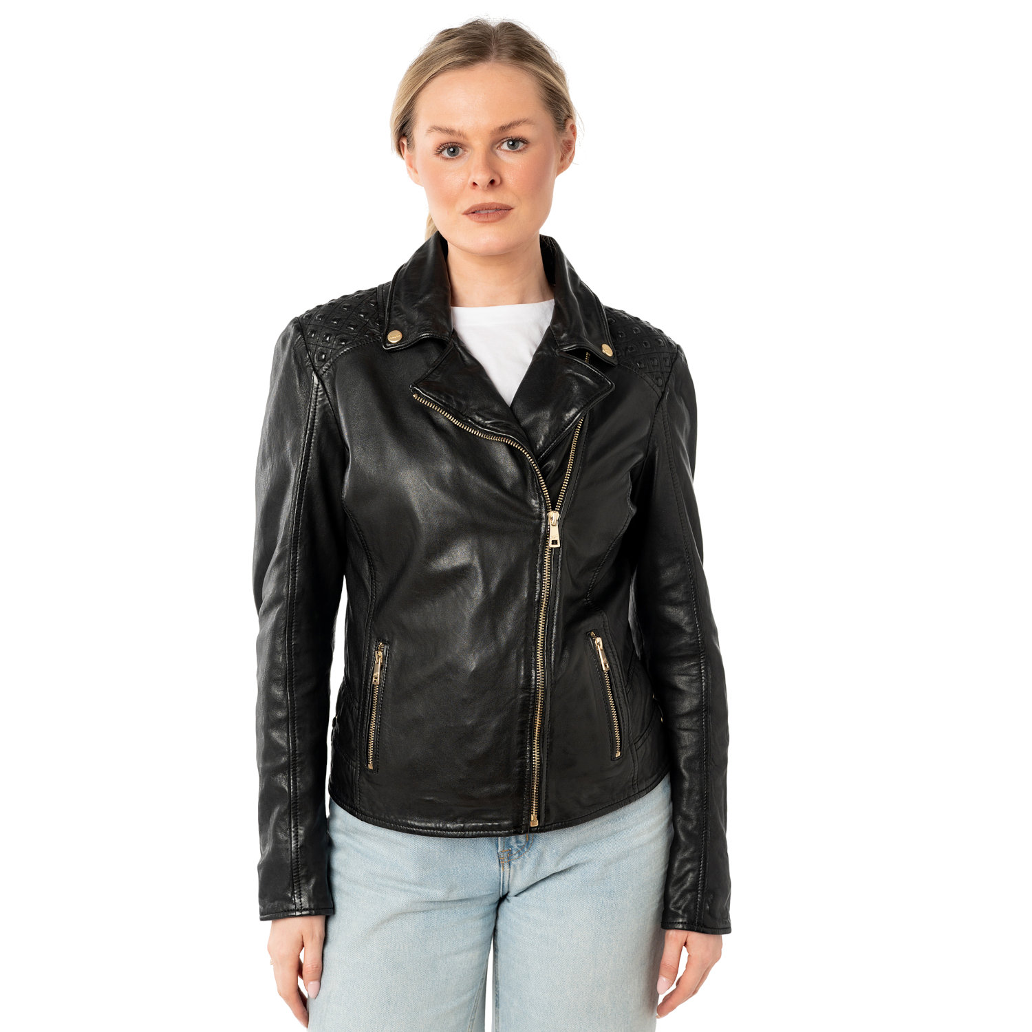 Geaca de Piele Dama Mauritius Neagra MWChlara – Geci de Piele Geaca de Piele Dama Mauritius Neagra MWChlara – Geci de Piele