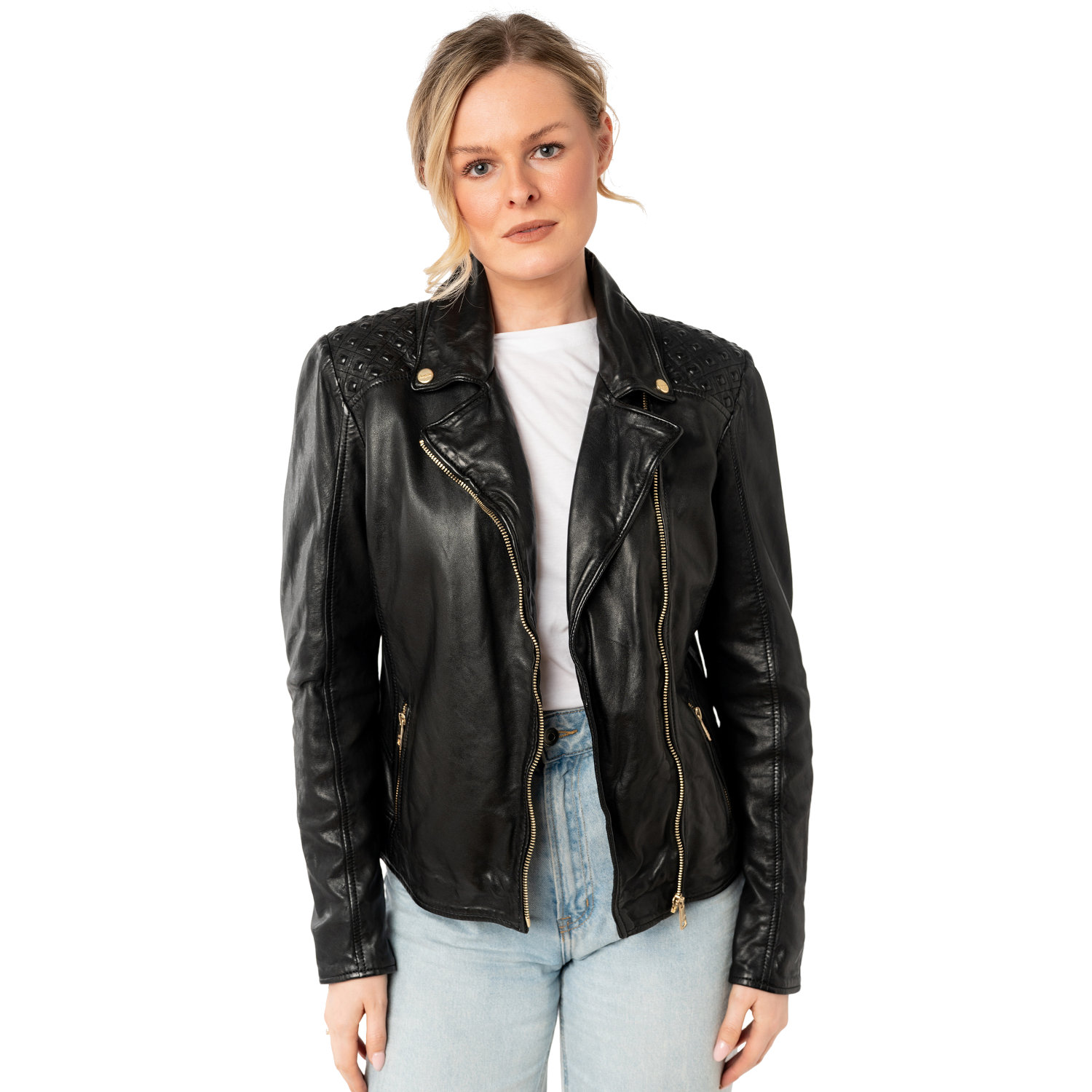 Geaca de Piele Dama Mauritius Neagra MWChlara – Geci de Piele Geaca de Piele Dama Mauritius Neagra MWChlara – Geci de Piele