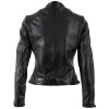 Geacă de Piele Damă Mauritius MWClee Neagră Slim Fit stil biker elegant