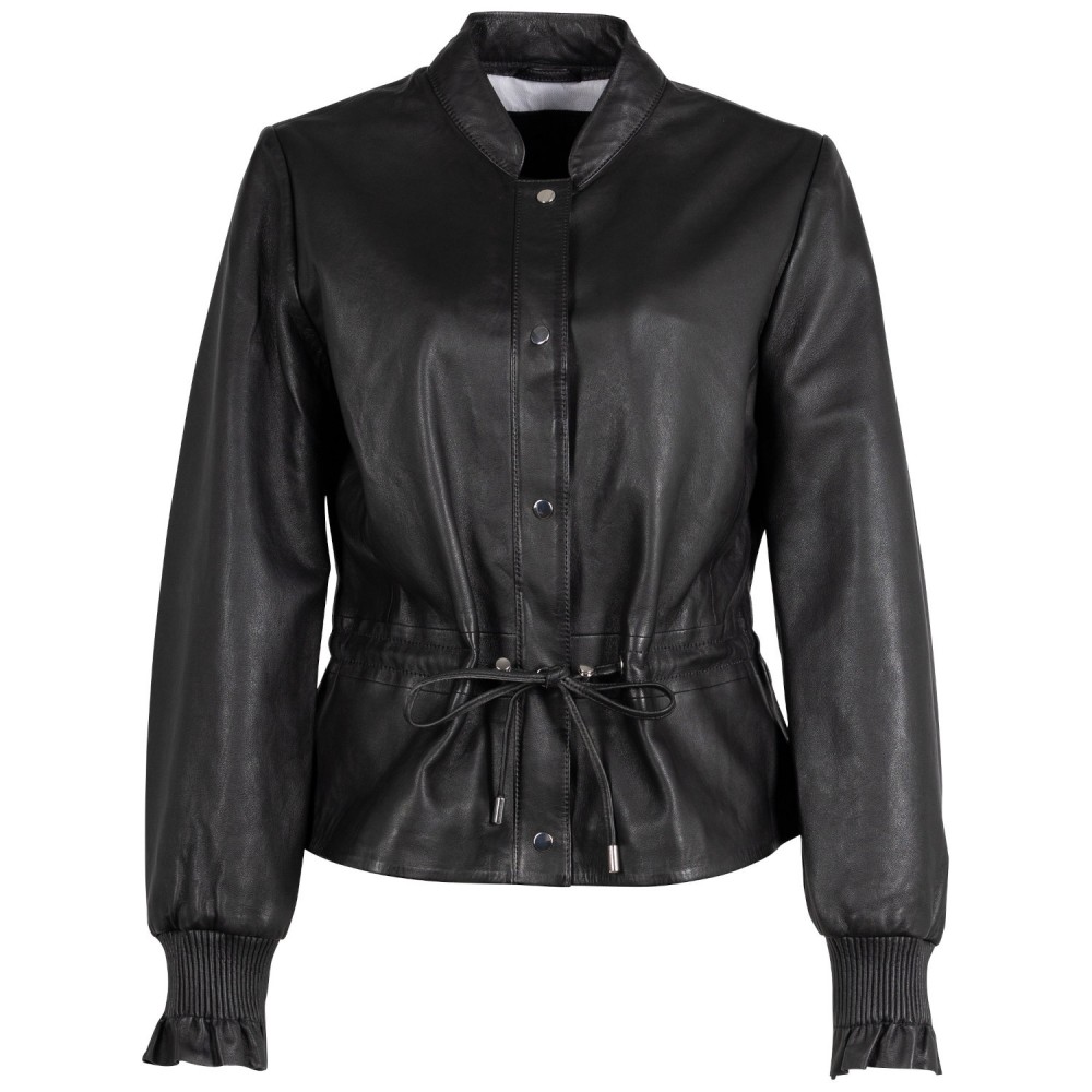 Geaca de Piele Dama Mauritius Neagra MWEbelle - readytowear