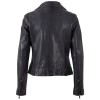 Geacă de Piele Mauritius MWFarah - Bleumarin Închis Biker Style geaca piele dama mauritius bleumarin inchis mwfarah stil biker asimetric guler rever lat