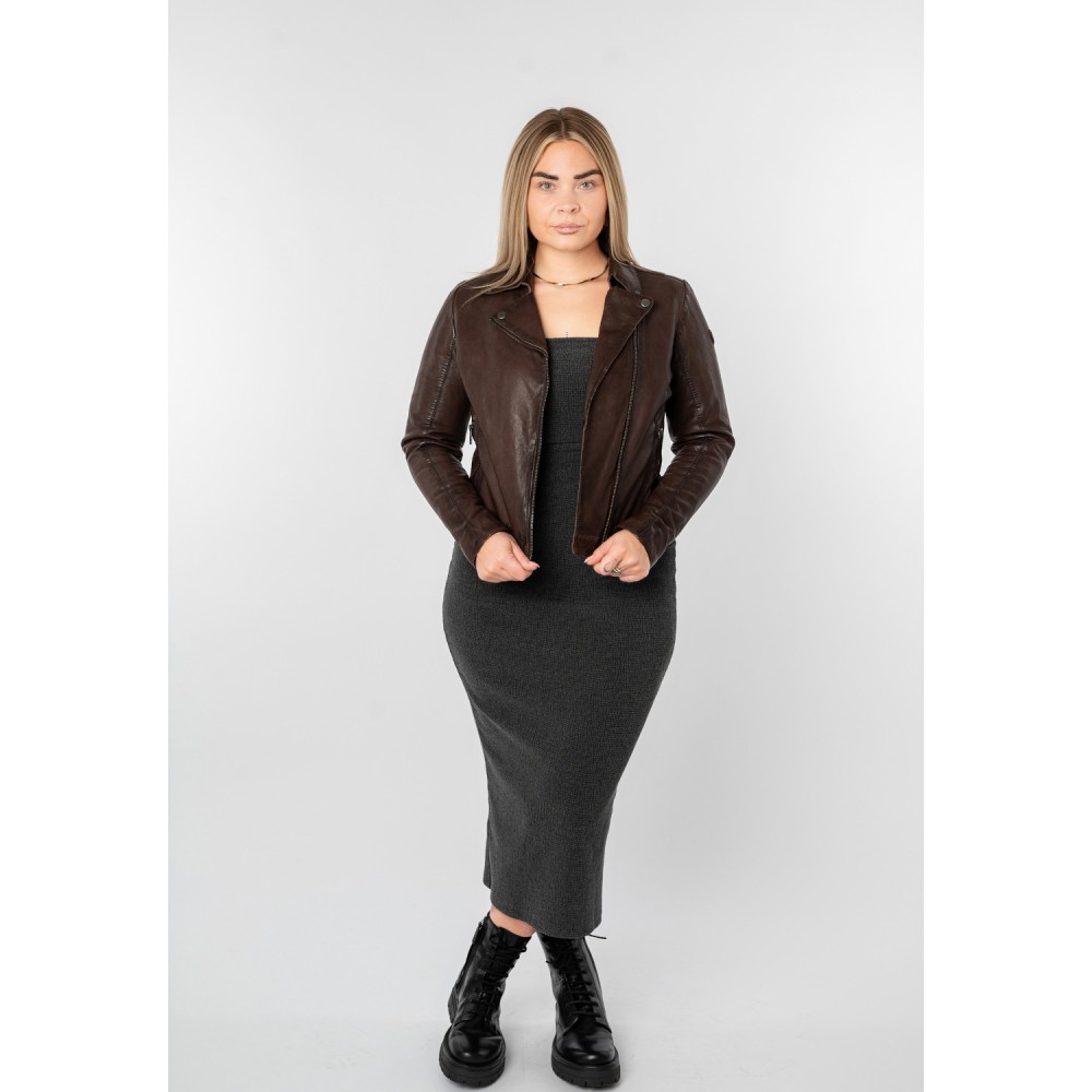 Geaca de Piele Dama Mauritius Maro MWFarah – Geci de Piele